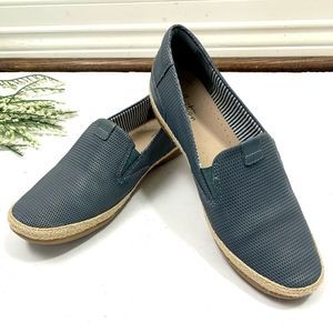 Clarks Danelly Iris Blue Slip on Espadrilles